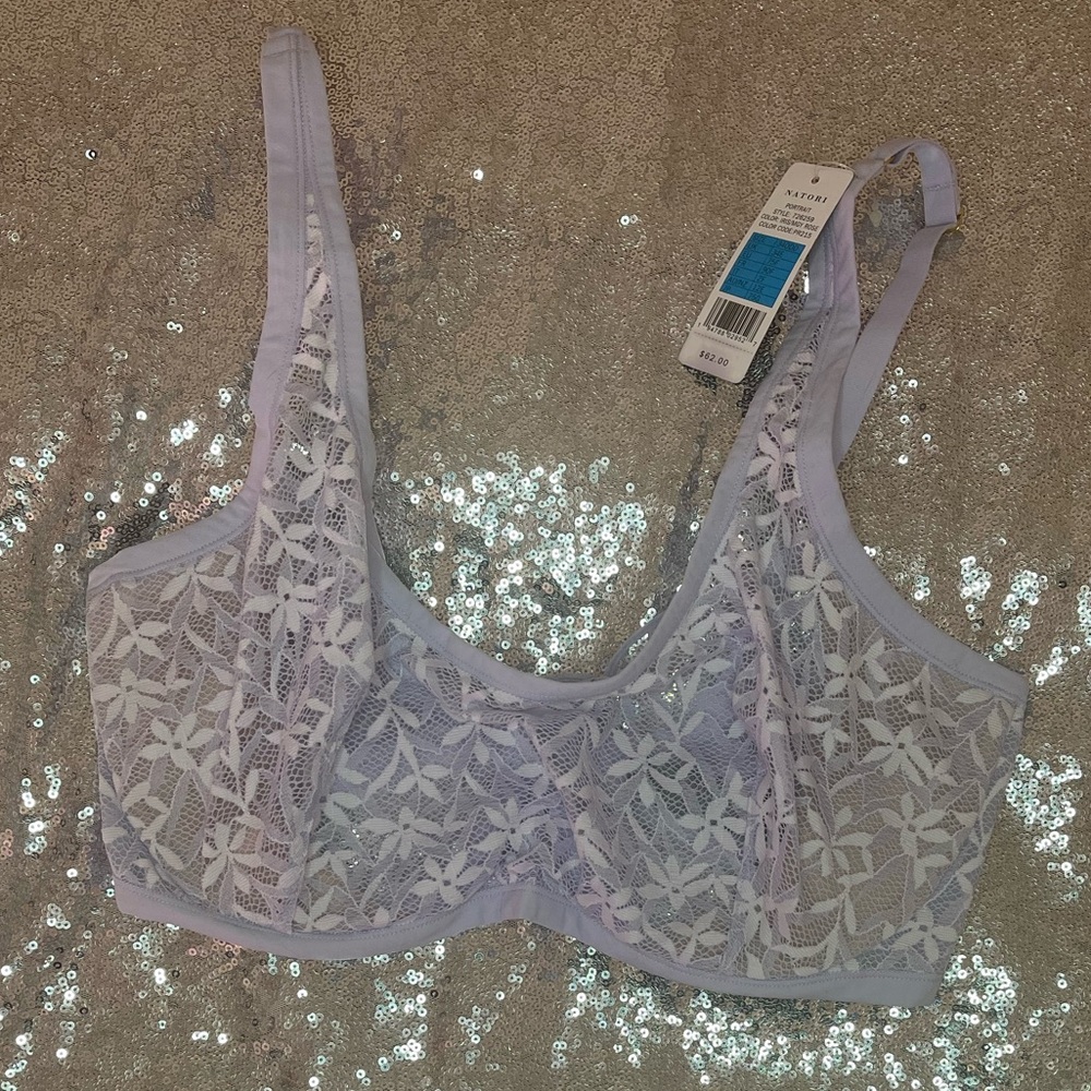 Natori BNWT 32DDD light purple bra